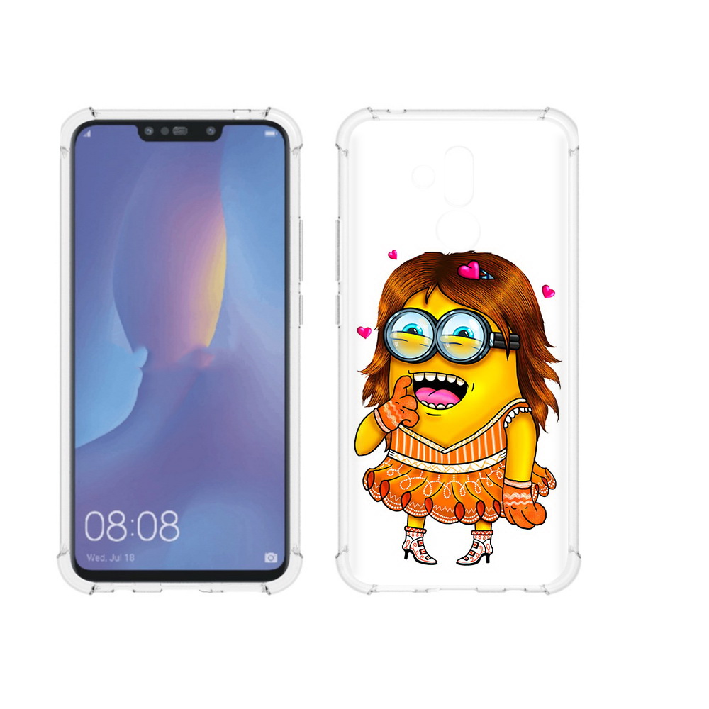 

Чехол MyPads Tocco для Huawei Mate 20 Lite Миньон девочка (PT117828.66.116), Прозрачный, Tocco