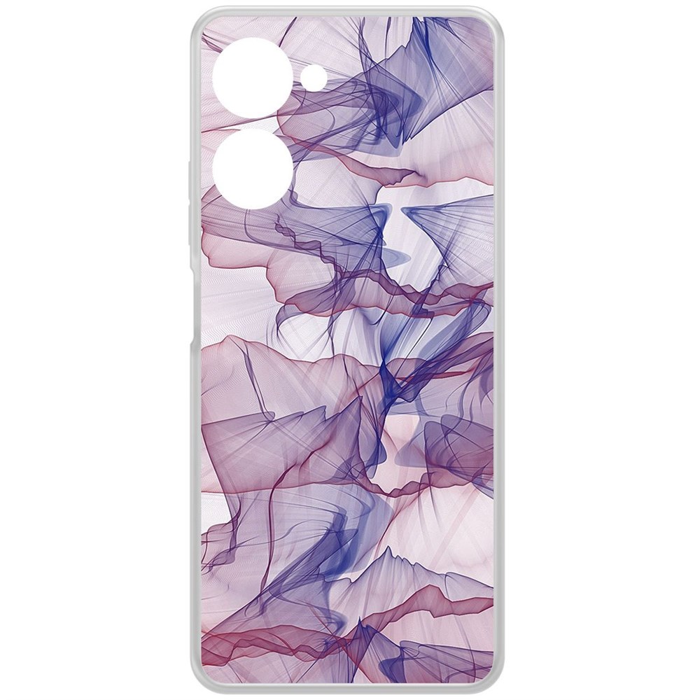 

Чехол-накладка Krutoff Clear Case Абстракт 15 для Realme 10 Pro, Прозрачный