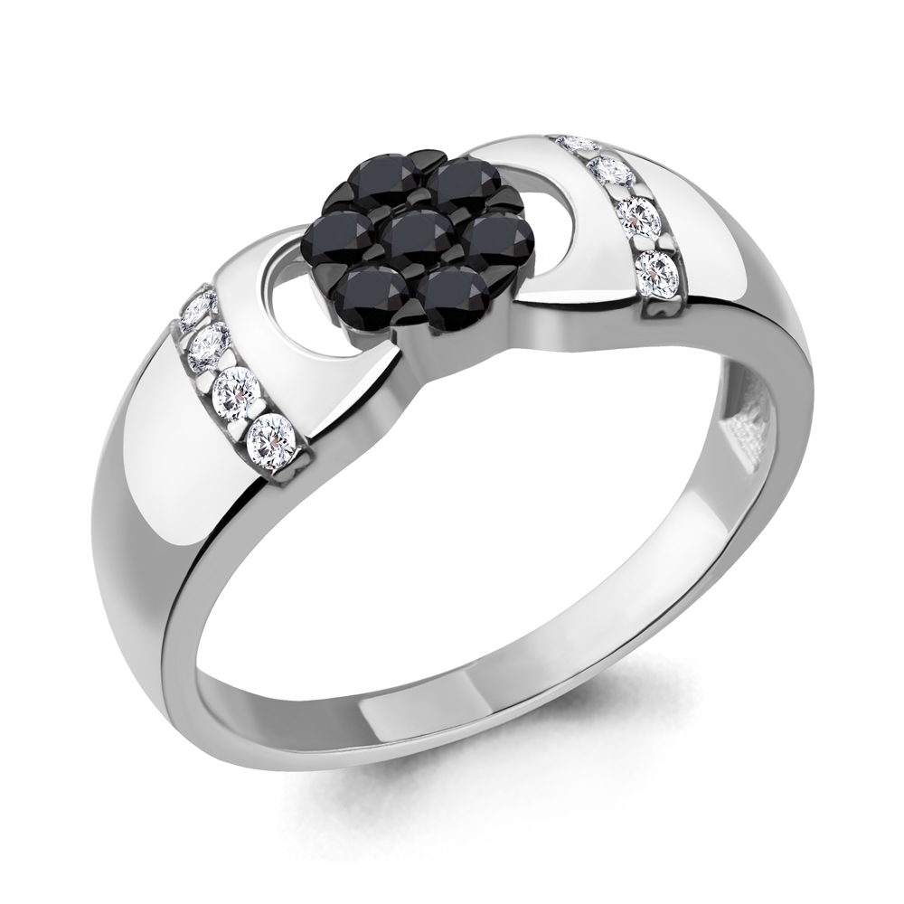 

Кольцо из серебра с кристаллом ювелирным р. , Aquamarine 68530АЧ_925_р, 68530АЧ_925_р