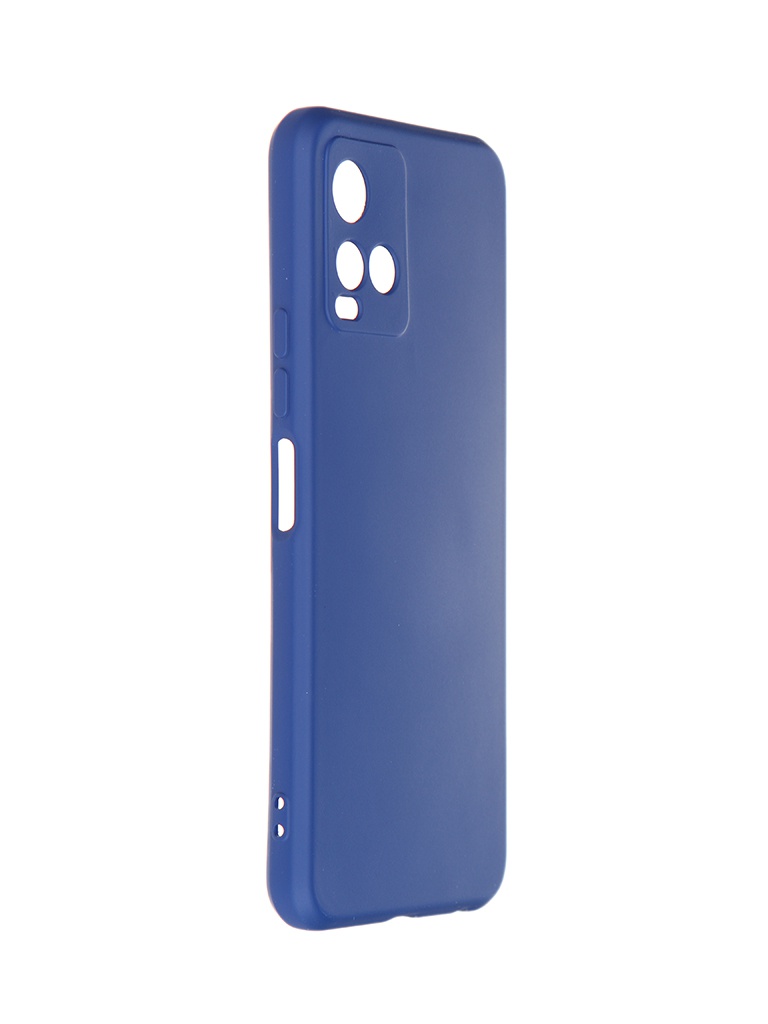 

Чехол DF для Vivo Y21/Y33s с микрофиброй Silicone Blue vOriginal-06, Синий, Vivo Y21 / Y33s