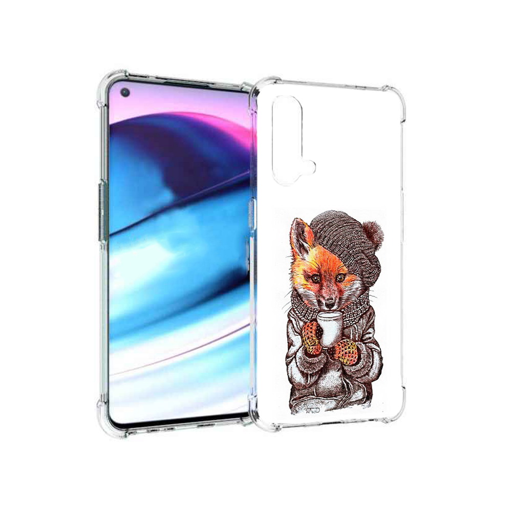 

Чехол MyPads Tocco для OnePlus Nord CE 5G лиса в шапке (PT227196.126.437), Tocco
