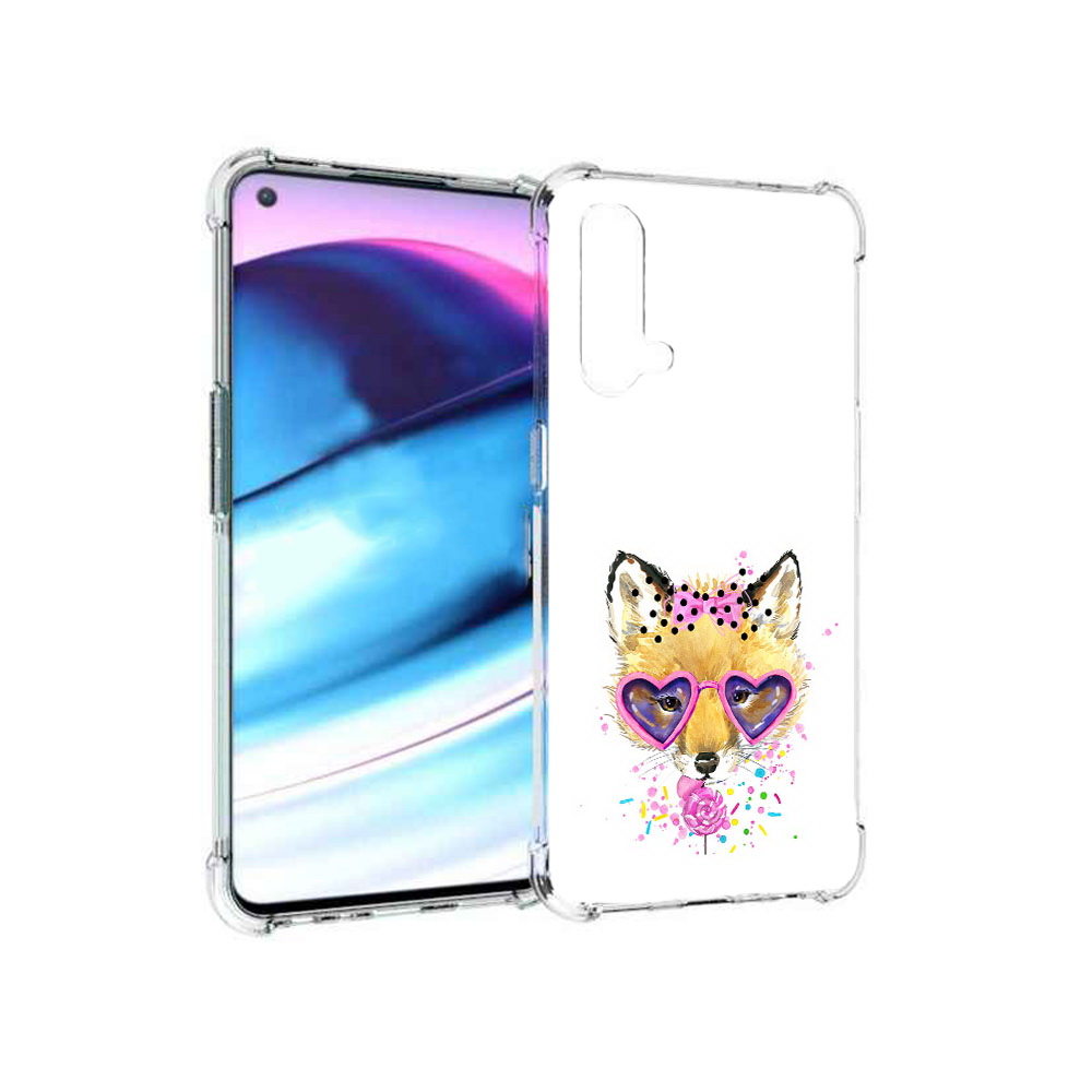 

Чехол MyPads Tocco для OnePlus Nord CE 5G лисенок с бантиком (PT227196.126.441), Tocco