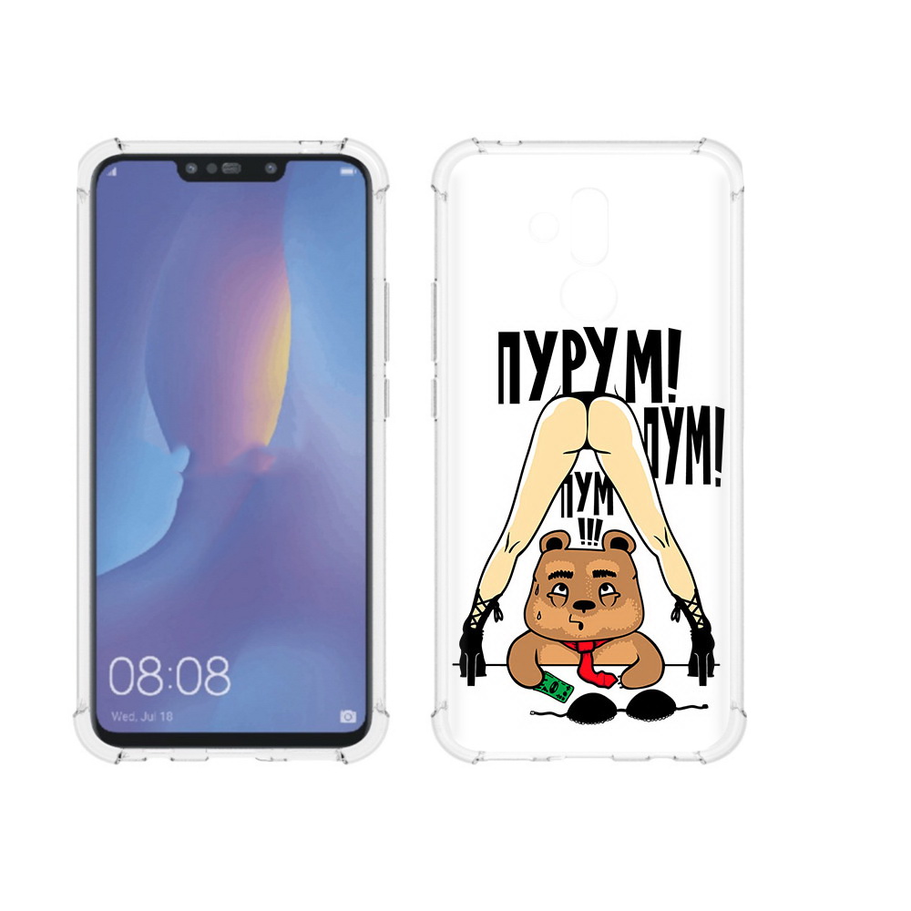

Чехол MyPads Tocco для Huawei Mate 20 Lite Пурум пум пум (PT117828.66.140), Прозрачный, Tocco