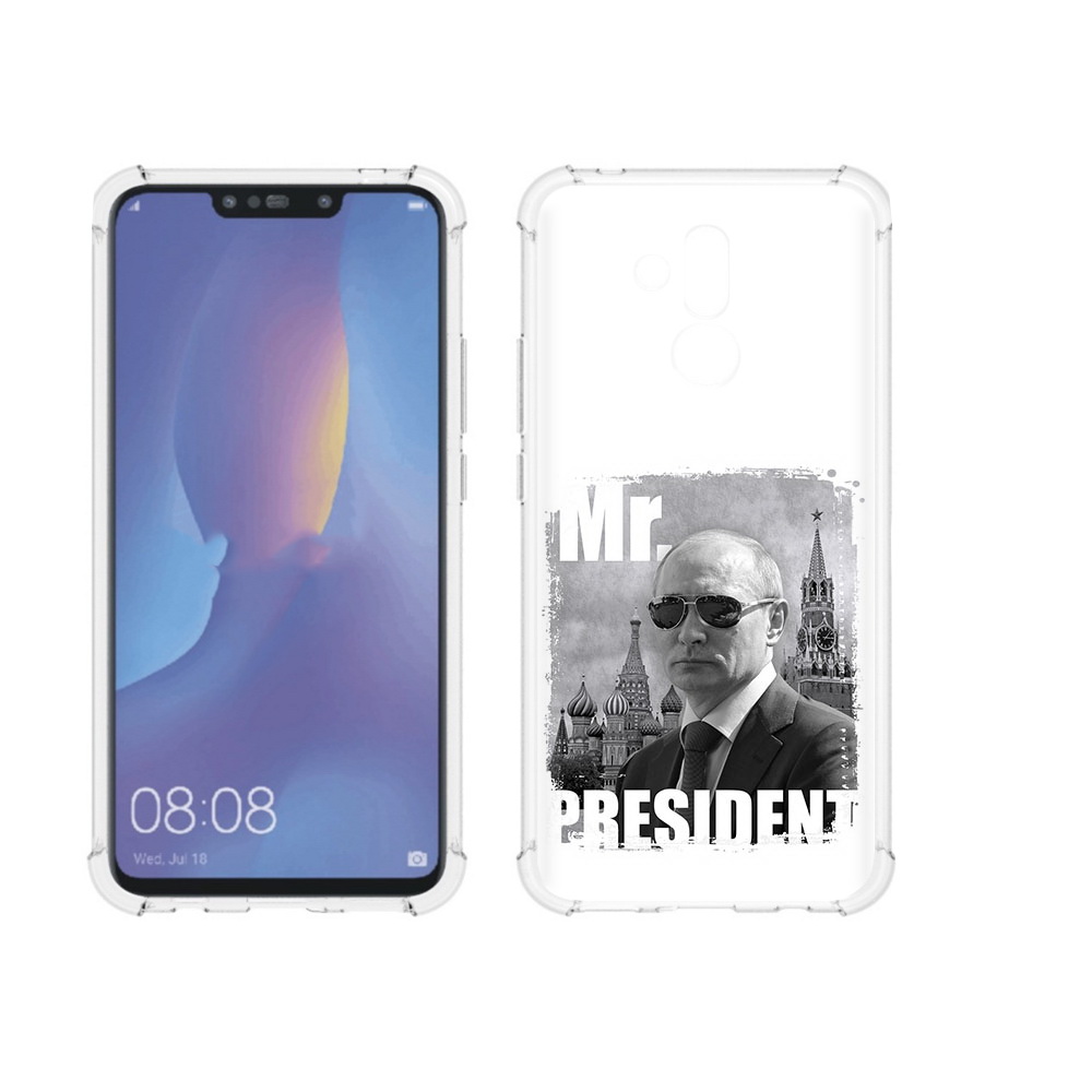 

Чехол MyPads Tocco для Huawei Mate 20 Lite Путин (PT117828.66.141), Прозрачный, Tocco