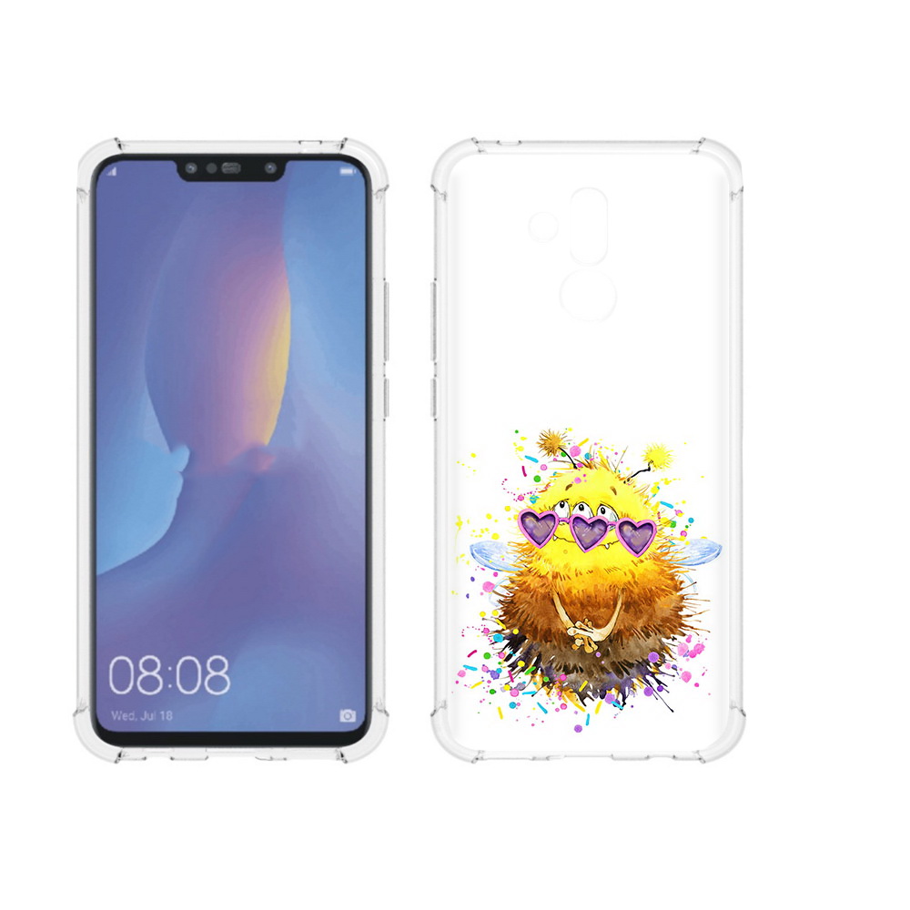 

Чехол MyPads Tocco для Huawei Mate 20 Lite Пушитый шмель (PT117828.66.143), Прозрачный, Tocco