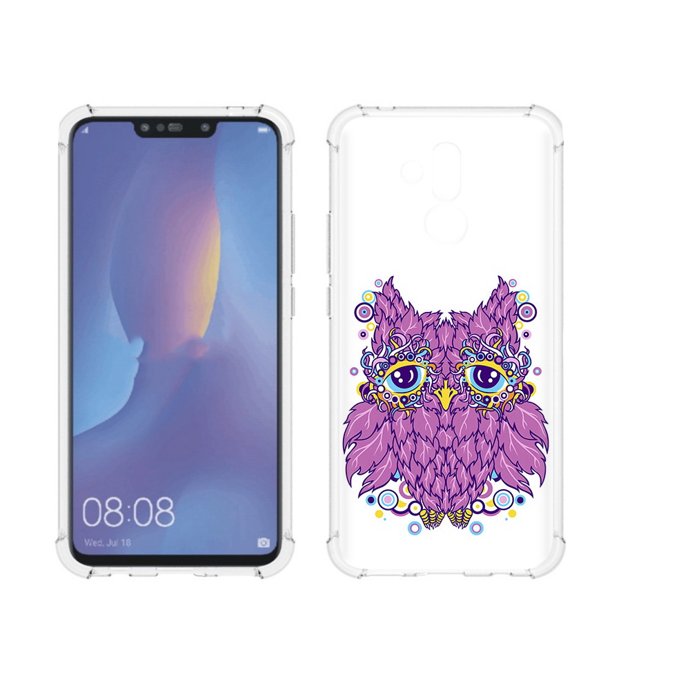 

Чехол MyPads Tocco для Huawei Mate 20 Lite Розовая сова (PT117828.66.147), Прозрачный, Tocco