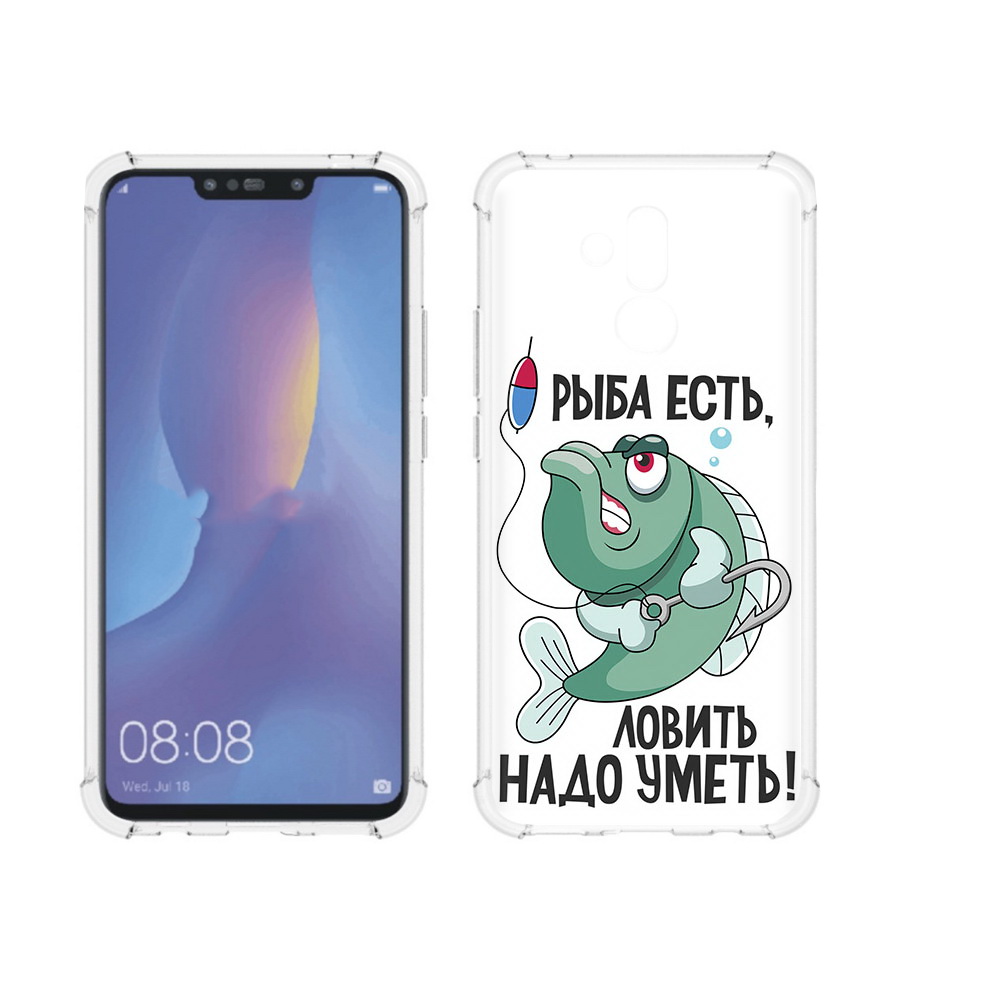 Чехол MyPads Tocco для Huawei Mate 20 Lite Рыба есть ,ловить надо уметь (PT117828.66.148)