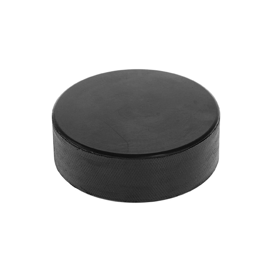 фото Шайба хоккейная winnwell black 76 мм x 25 мм, 6 oz, plain