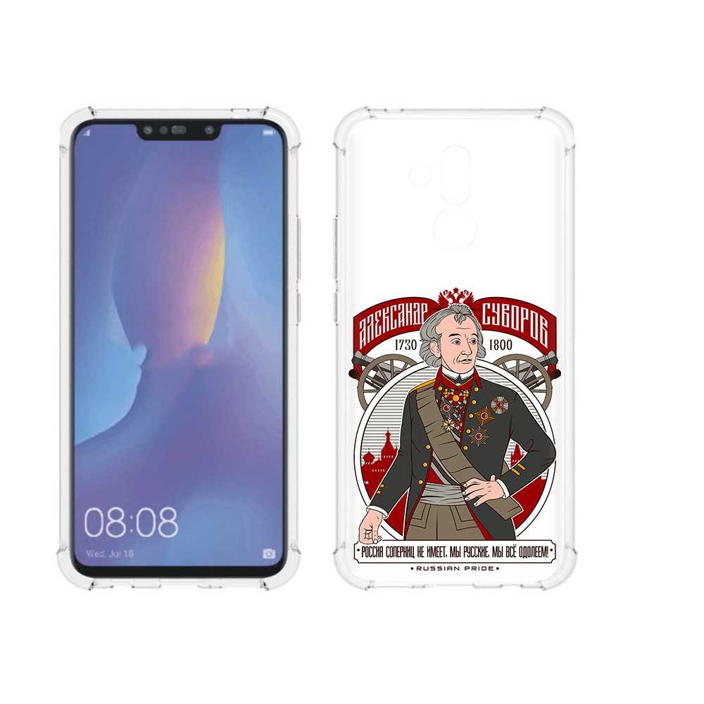 

Чехол MyPads Tocco для Huawei Mate 20 Lite Суворов (PT117828.66.164), Прозрачный, Tocco