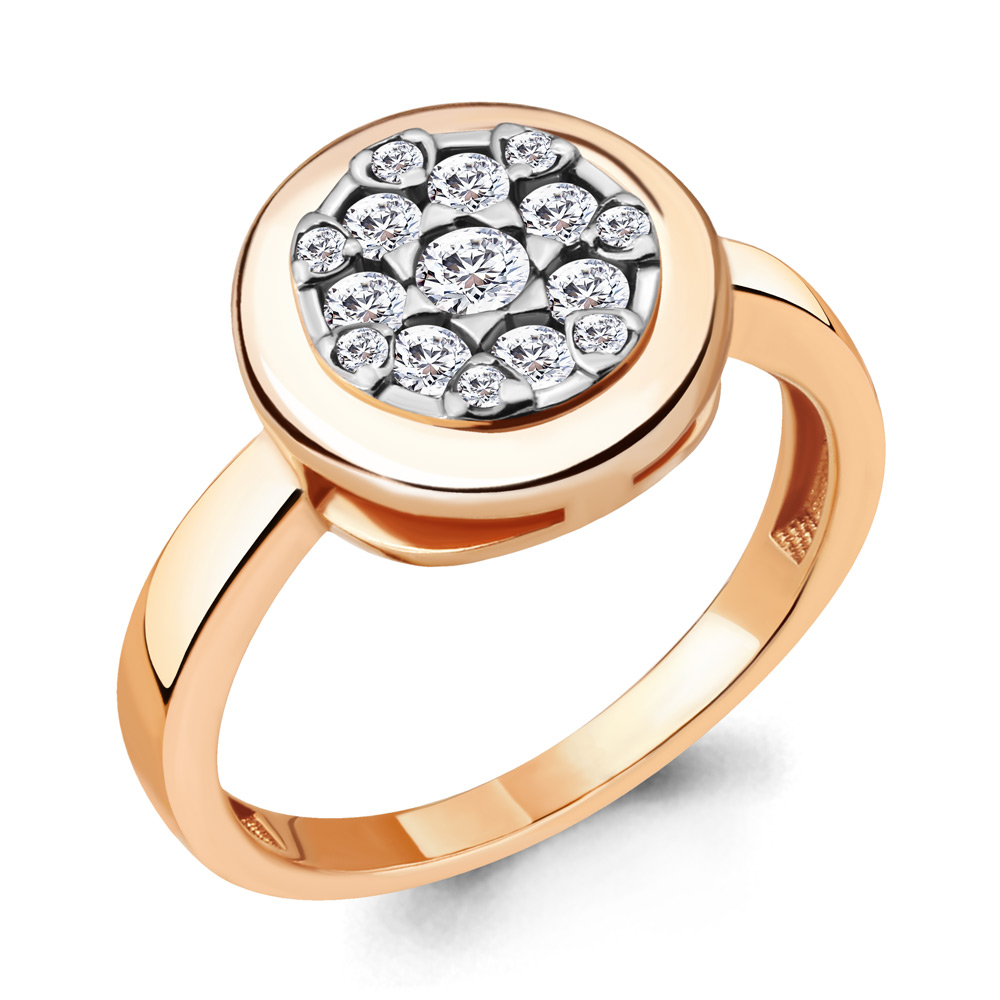 

Кольцо из серебра с фианитом р. 20 Aquamarine 68546А_925_з, 68546А_925_з