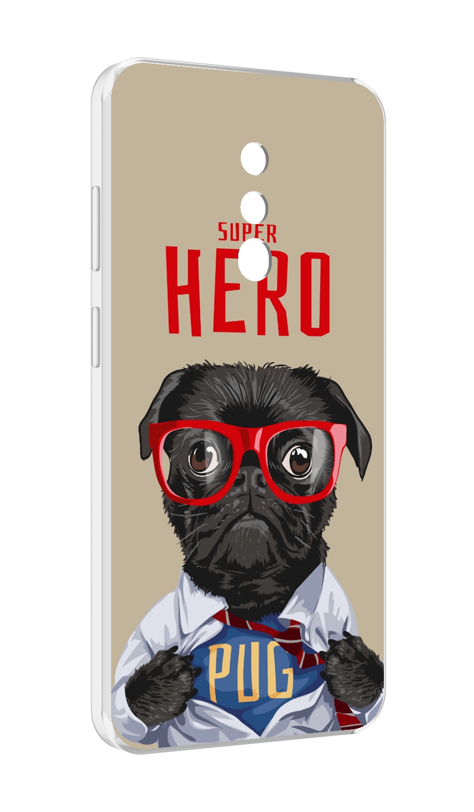 

Чехол MyPads Герой-PUG для Blackview BV5200, Прозрачный, Tocco
