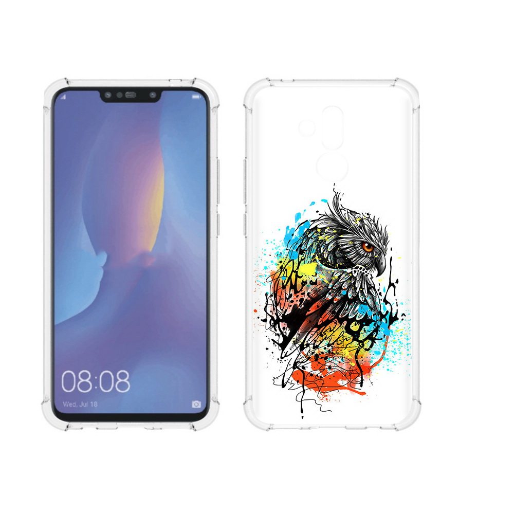 

Чехол MyPads Tocco для Huawei Mate 20 Lite Творческая сова (PT117828.66.170), Прозрачный, Tocco