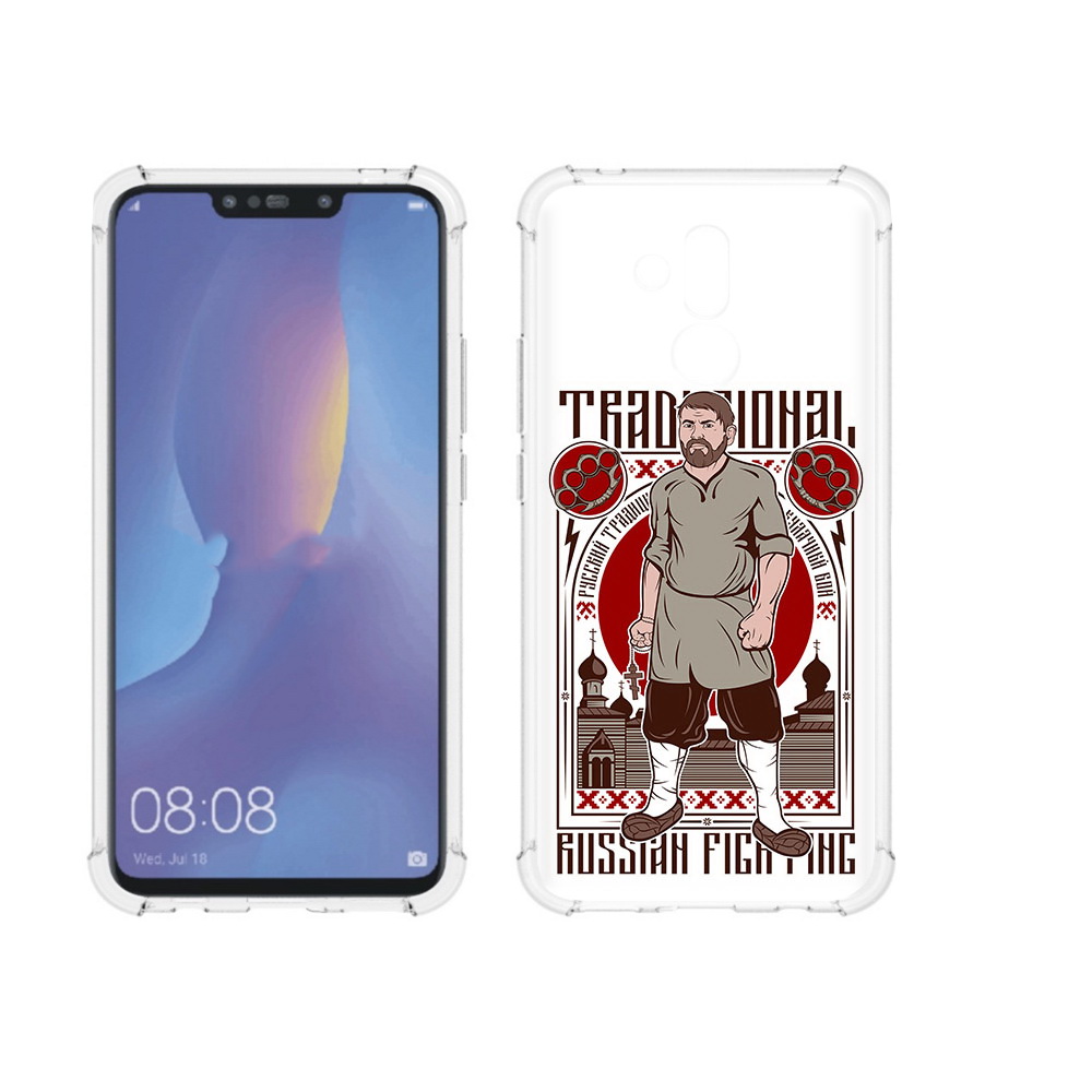 

Чехол MyPads Tocco для Huawei Mate 20 Lite Традициональный мужчина (PT117828.66.173), Прозрачный, Tocco