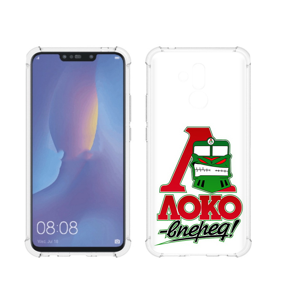 

Чехол MyPads Tocco для Huawei Mate 20 Lite ФК локо вперед (PT117828.66.181), Прозрачный, Tocco