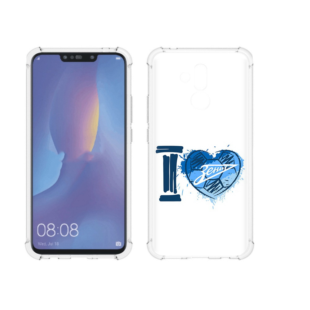 

Чехол MyPads Tocco для Huawei Mate 20 Lite ФК я люблю зенит (PT117828.66.186), Прозрачный, Tocco