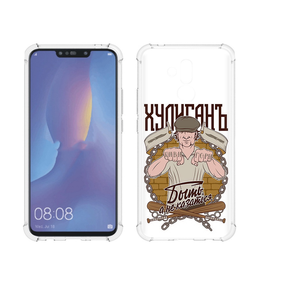 

Чехол MyPads Tocco для Huawei Mate 20 Lite Хулиган (PT117828.66.192), Прозрачный, Tocco