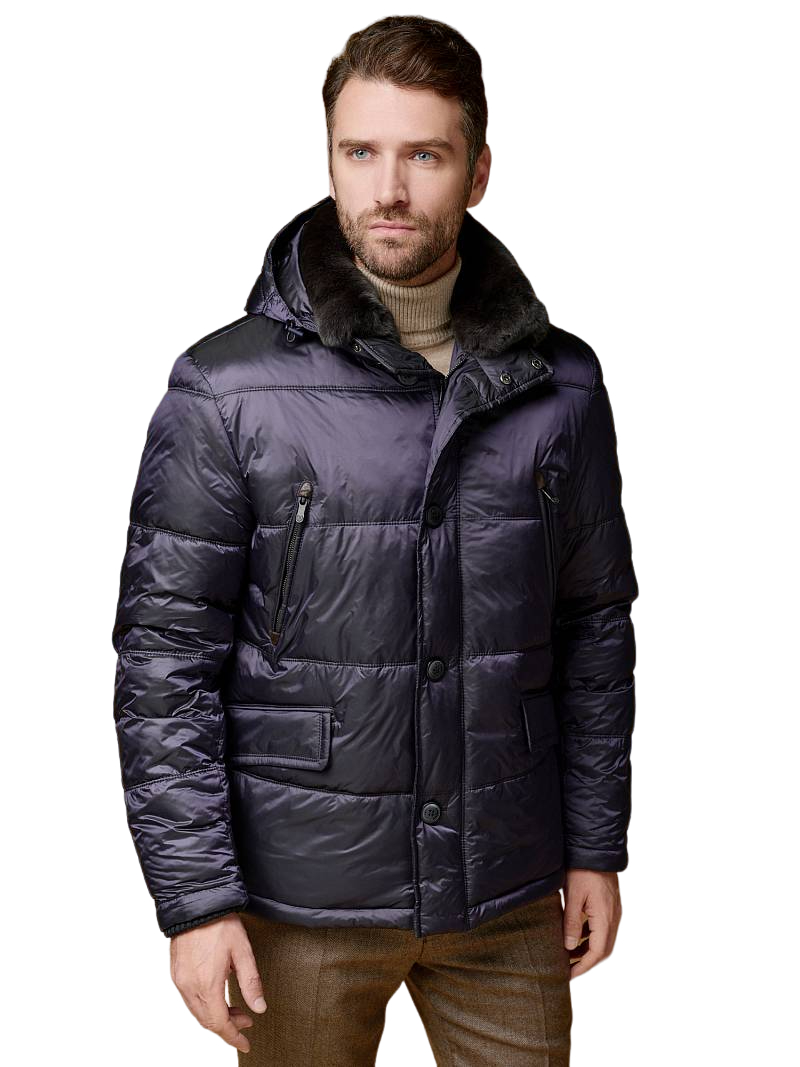 Куртка мужская BAZIONI 4096-1 Sp M Alan Fleur Dk Navy синяя 50-176 RU 18954₽