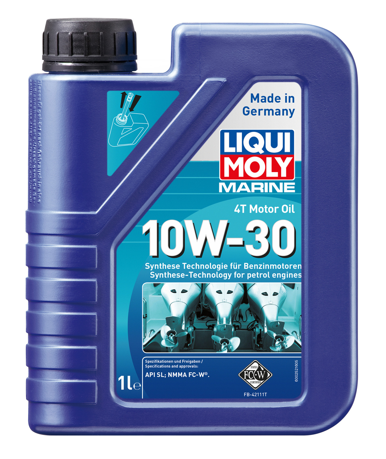 Моторное масло LIQUI MOLY 4Т10W30 SL 1л