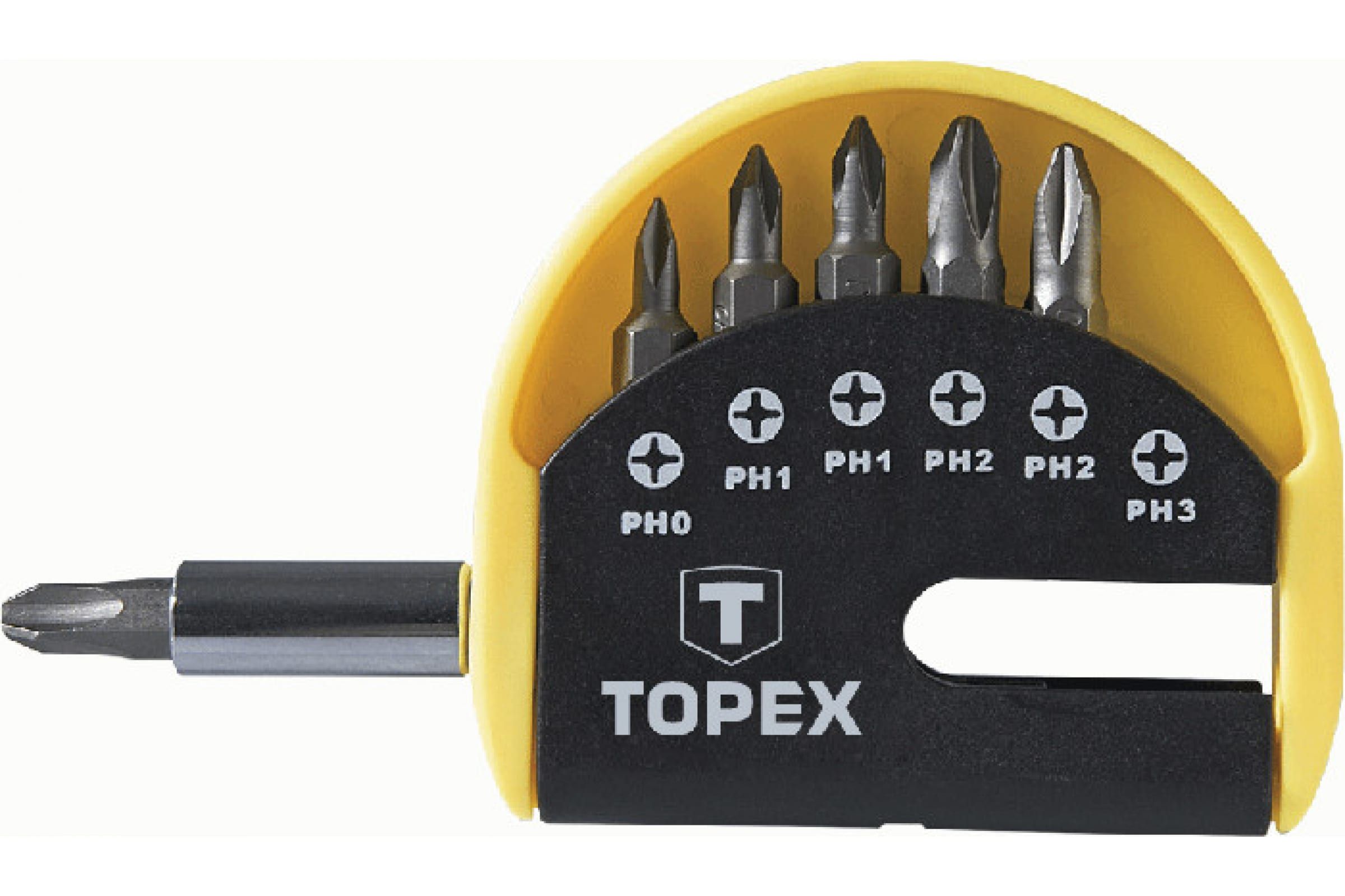 

TOPEX Насадки с держателем, набор 7 шт. 39D350