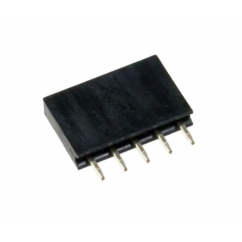 

10 штук, Гнездо на плату PBS-5 (DS1023-1x5), прямое черное