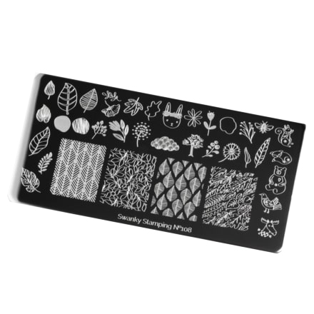 

Пластина для стемпинга Swanky Stamping №108