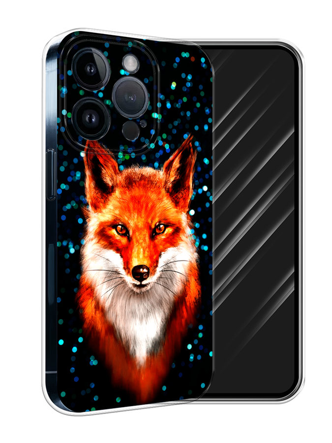 

Чехол Awog на Apple iPhone 15 Pro "Волшебная лиса", Оранжевый;черный;белый, 15750-1