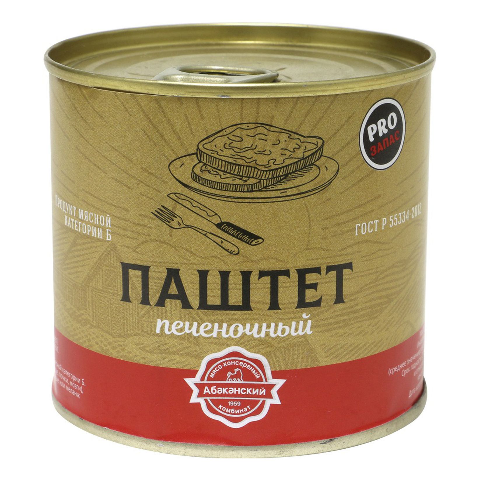 

Паштет печеночный Абаканский мясокомбинат 250 г