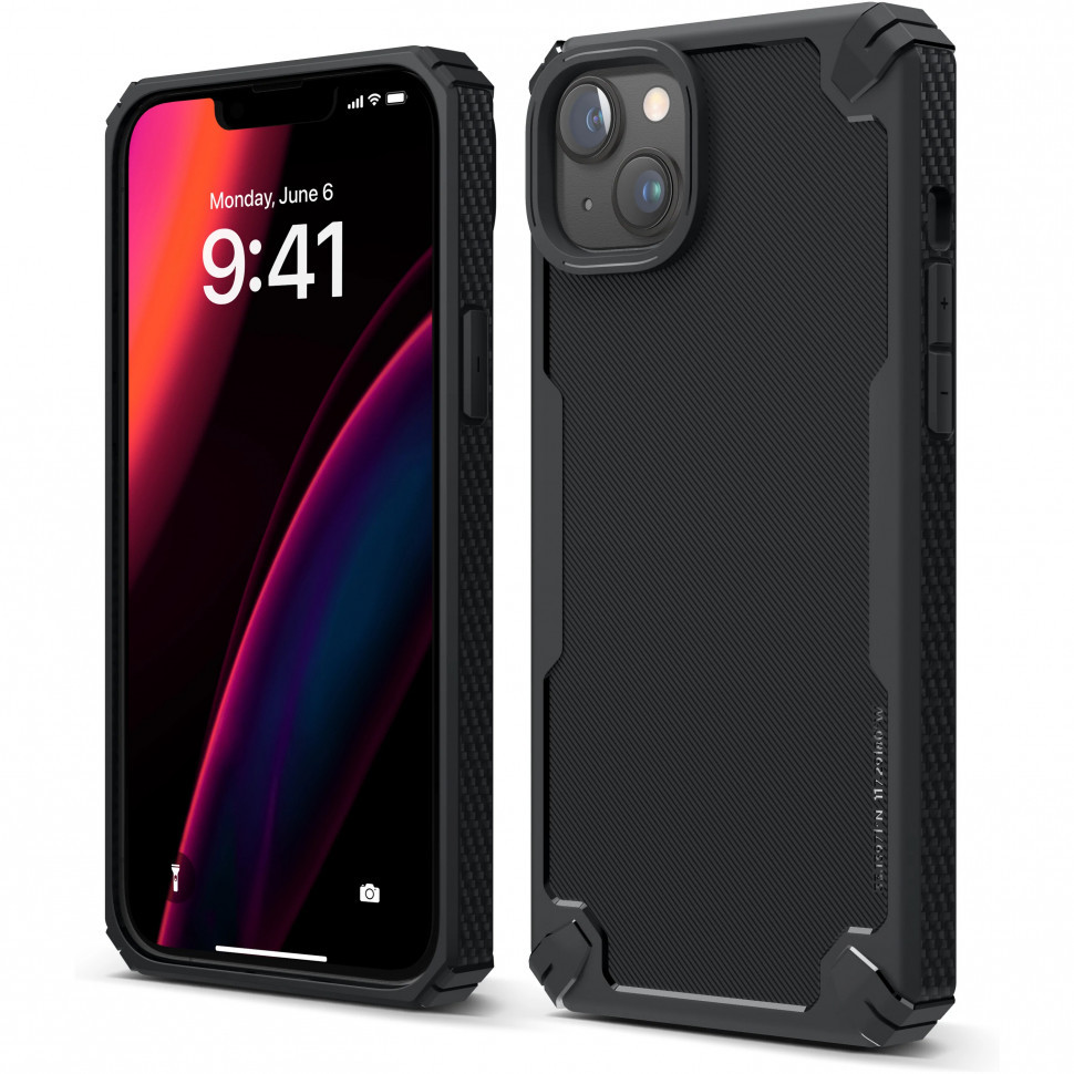 

Чехол Elago Armor silicone для iPhone 14 Plus, Черный (ES14AM67-BK), Armor silicone