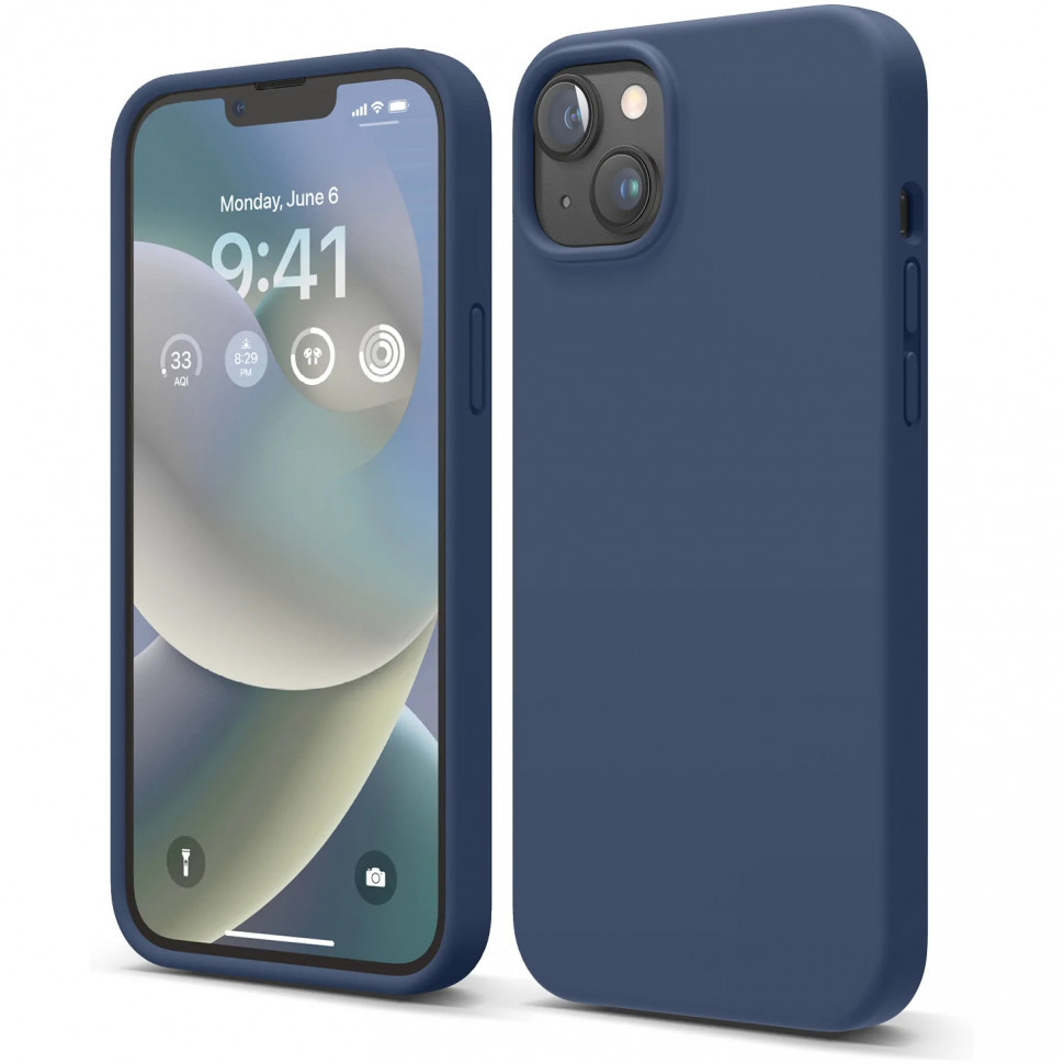 Чехол Elago Soft silicone для iPhone 14 Plus Синий ES14SC67-JIN 1862₽