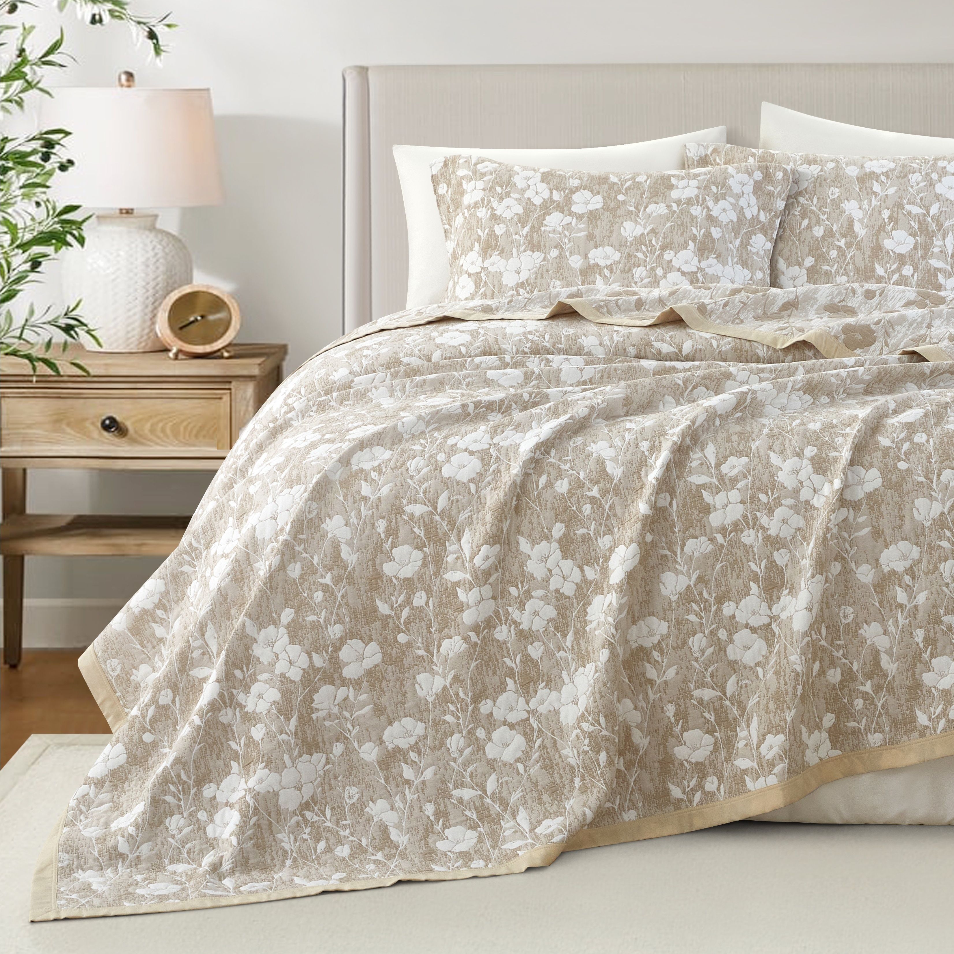 

Покрывало с наволочкой Arya Lobed 180x240 1,5 спальное хлопковое, Lobed