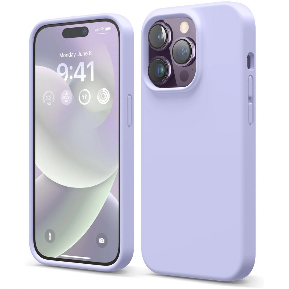 Чехол Elago Soft silicone для iPhone 14 Pro, Фиолетовый (ES14SC61PRO-PU)