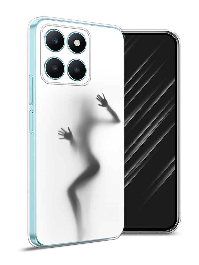

Чехол Awog на Honor X6A "Девушка в душе", Серый;белый;черный, 6122050-1
