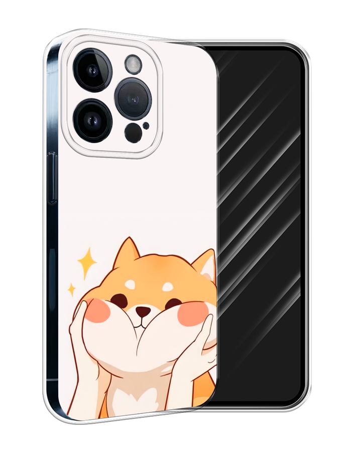 

Чехол Awog на Apple iPhone 15 Pro "Сладкий песик", Оранжевый, 15750-1