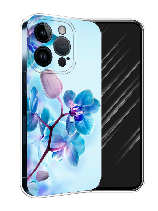 

Чехол Awog на Apple iPhone 15 Pro "Голубая орхидея", Голубой;синий;фиолетовый, 15750-1