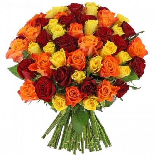 

Букет Vornikov Bouquets 51 роза микс, Букет с розами