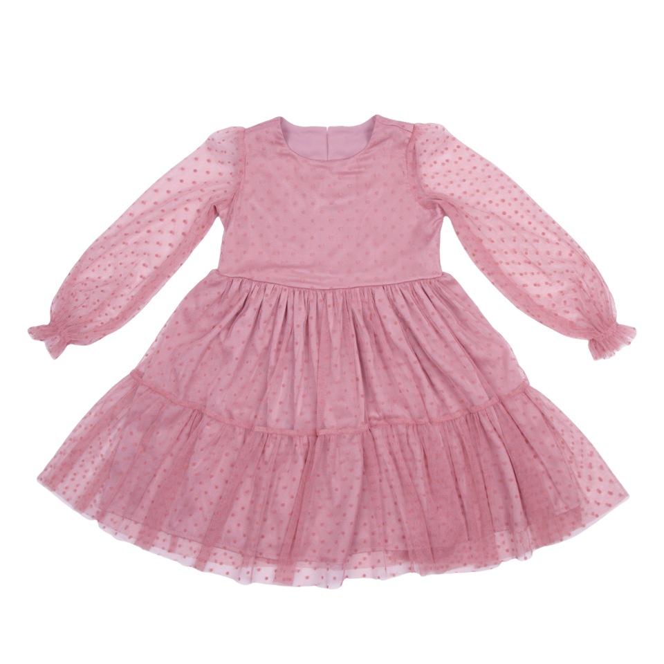фото Платье детское amarobaby baby doll, розовый, размер 98