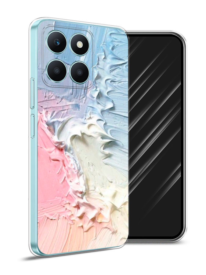 

Чехол Awog на Honor X6A "Фруктовое мороженное", Голубой;розовый;желтый, 6122050-1