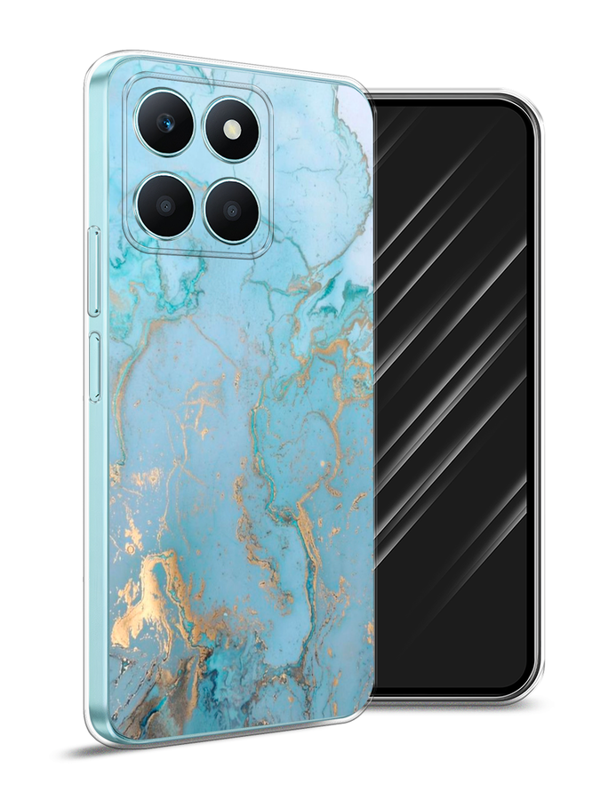 

Чехол Awog на Honor X6A "Голубой мрамор рисунок", 6122050-1