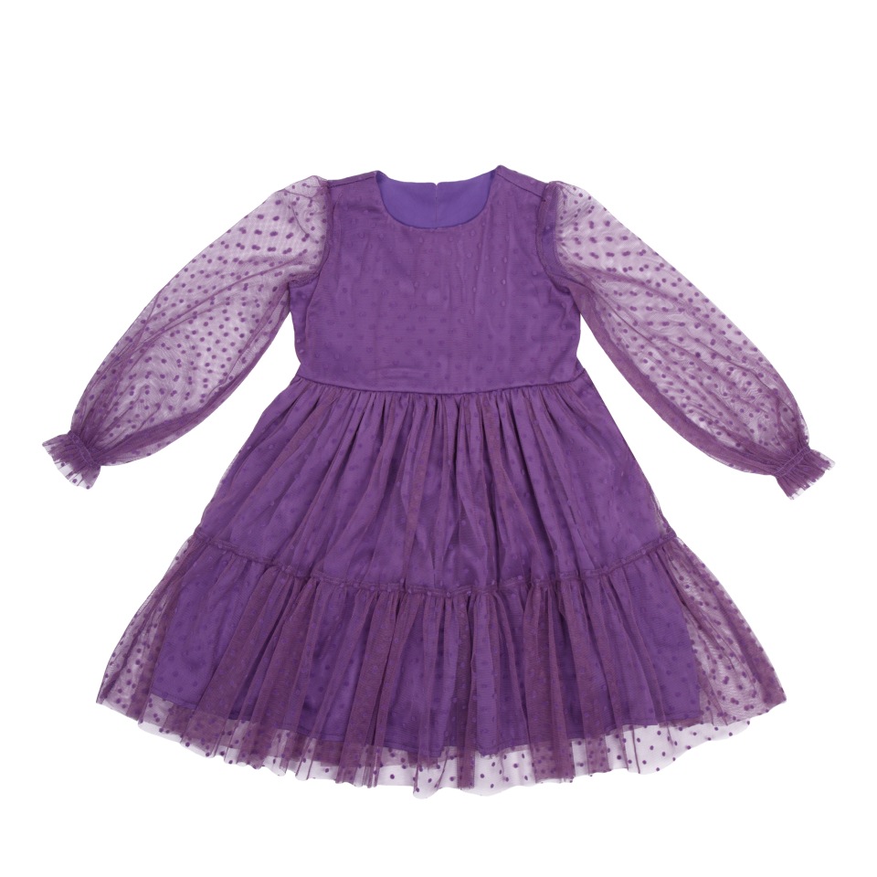 

Платье детское Amarobaby BABY DOLL, фиолетовый, размер 98, AB-OD22-BD23