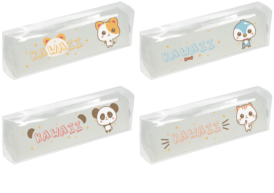 

Пеналы с отделениями Seventeen Colorio Kawaii 19 х 5 х 4 см в ассортименте