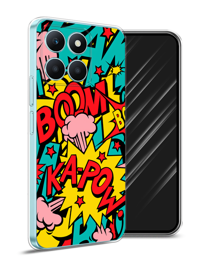 

Чехол Awog на Honor X6A "Постер pop art", Бирюзовый;желтый;красный, 6122050-1