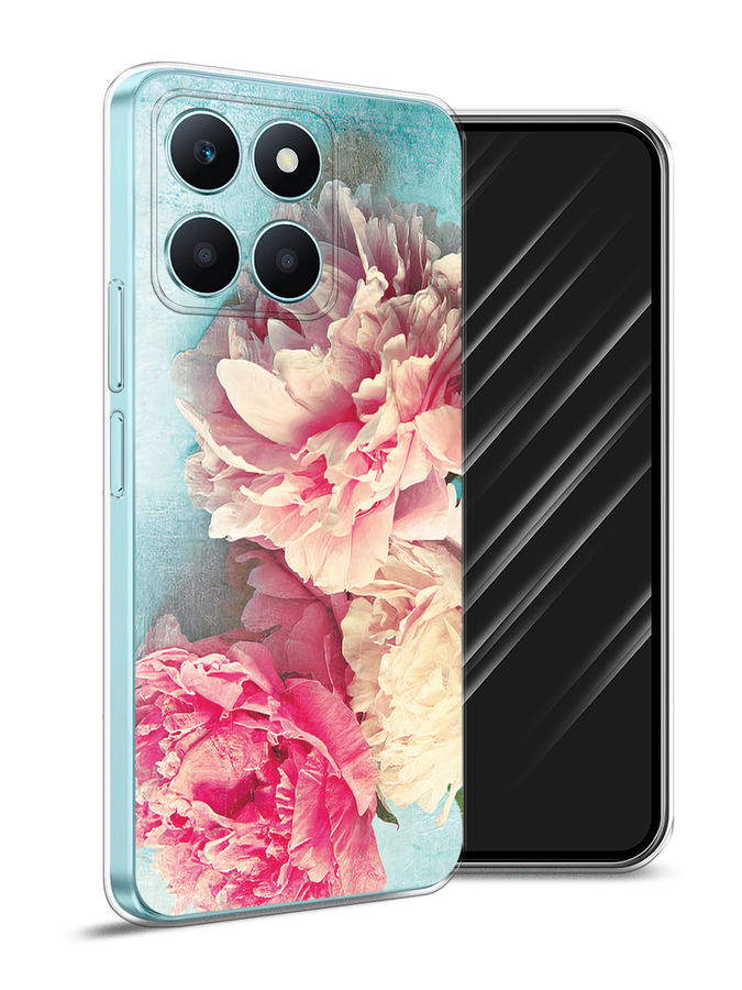 

Чехол Awog на Honor X6A "Пионы new", Бирюзовый, 6122050-1