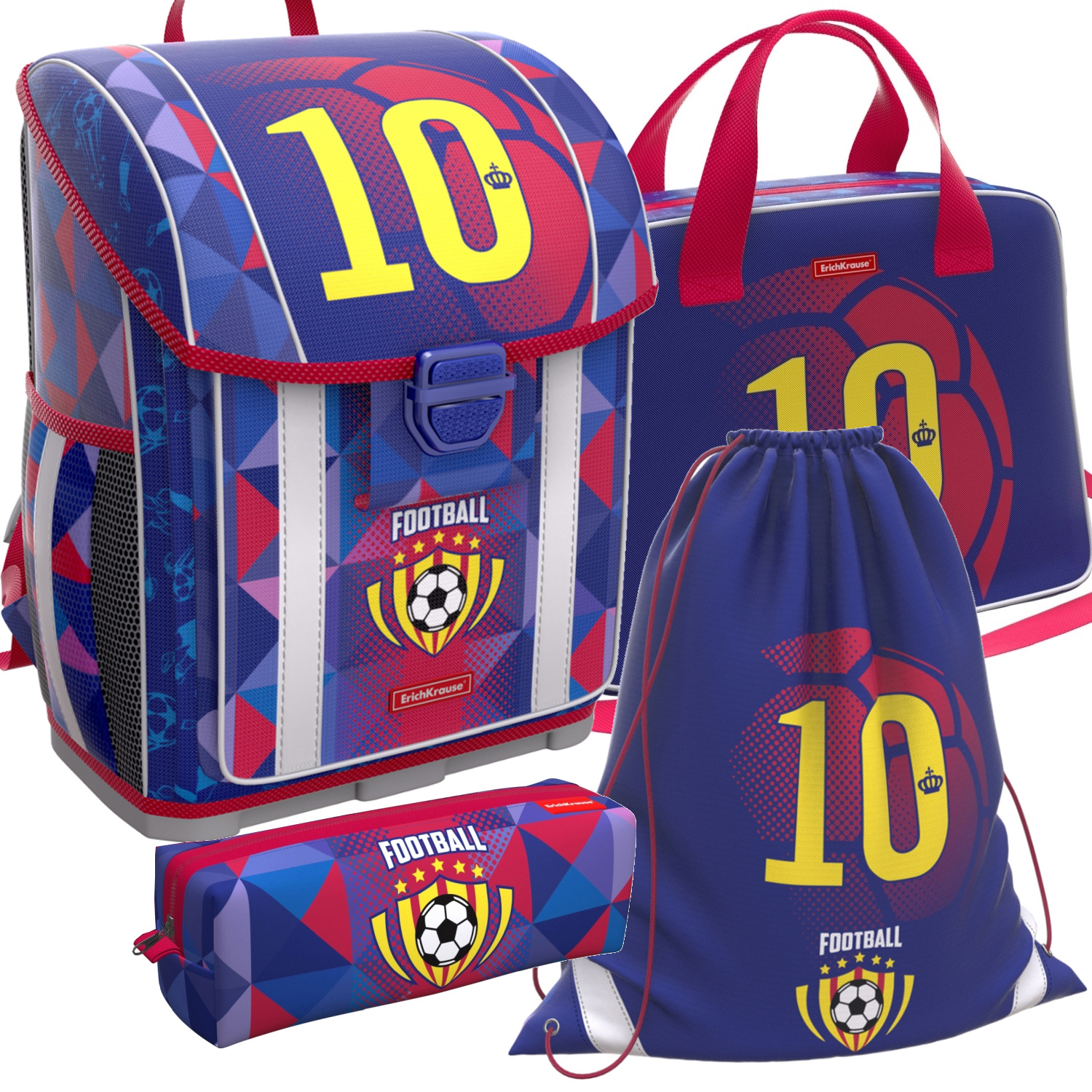 

Ранец ErichKrause ErgoLine 16 L Football Team с наполнением Спорт синий 46229_NSP, ErgoLine® 16 L