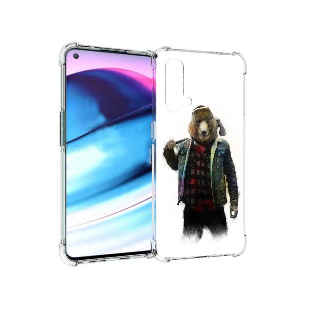 

Чехол MyPads Tocco для OnePlus Nord CE 5G медведь с топором (PT227196.126.469), Tocco