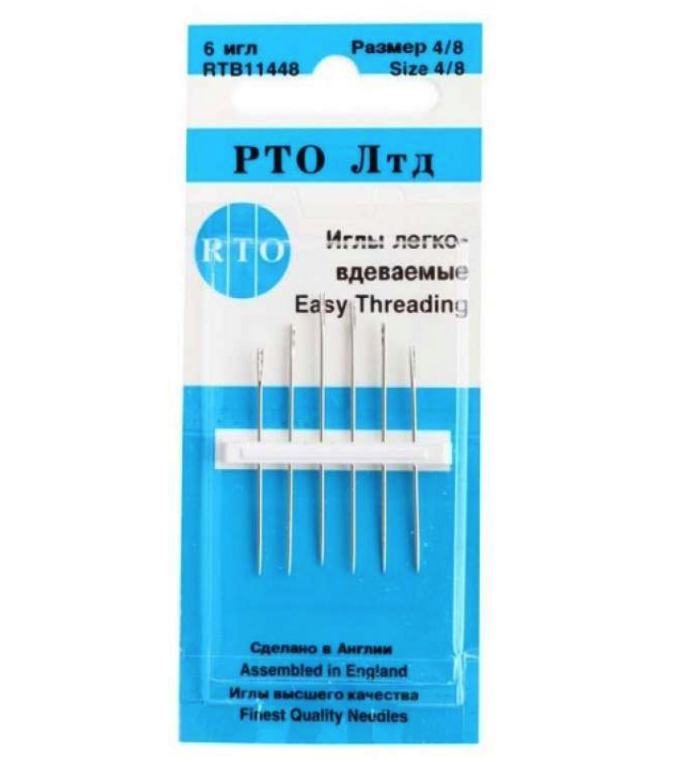 

Иглы RTO легковдеваемые 6 шт
