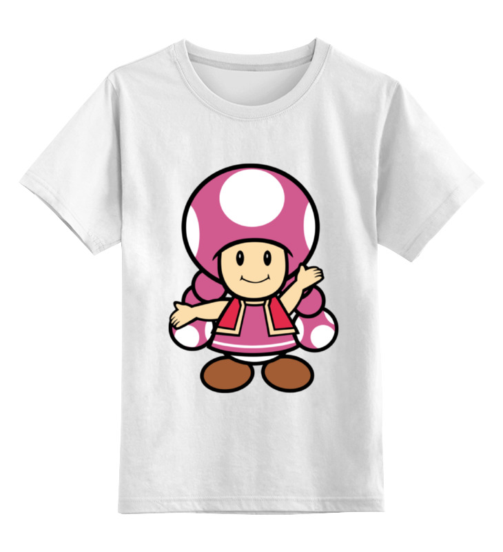 

Футболка детская Printio Toadette (mario) цв. белый р. 104, Toadette (mario)