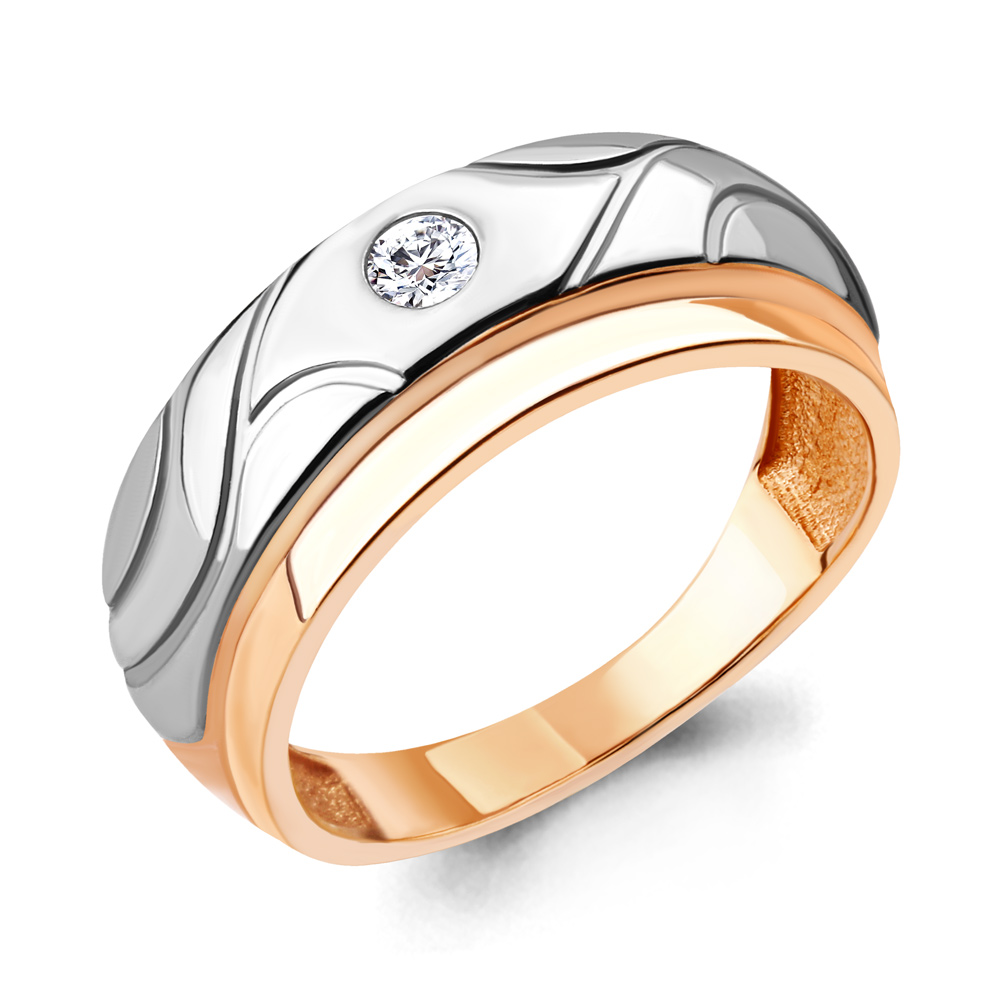 

Кольцо из серебра с фианитом р. , Aquamarine 68559А_925_з, 68559А_925_з