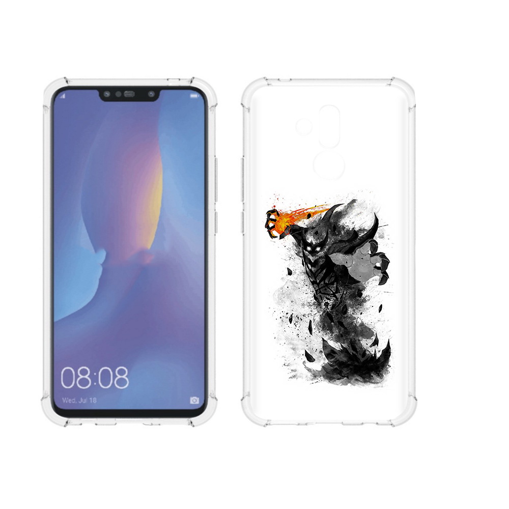 Чехол MyPads Tocco для Huawei Mate 20 Lite nevermore черно белый (PT117828.66.21)