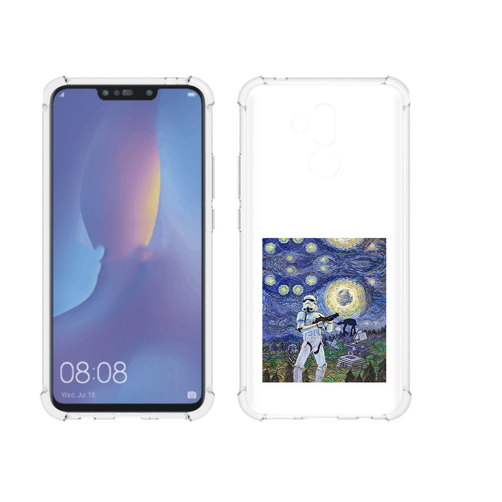 

Чехол MyPads Tocco для Huawei Mate 20 Lite star wars звездная ночь (PT117828.66.23), Прозрачный, Tocco