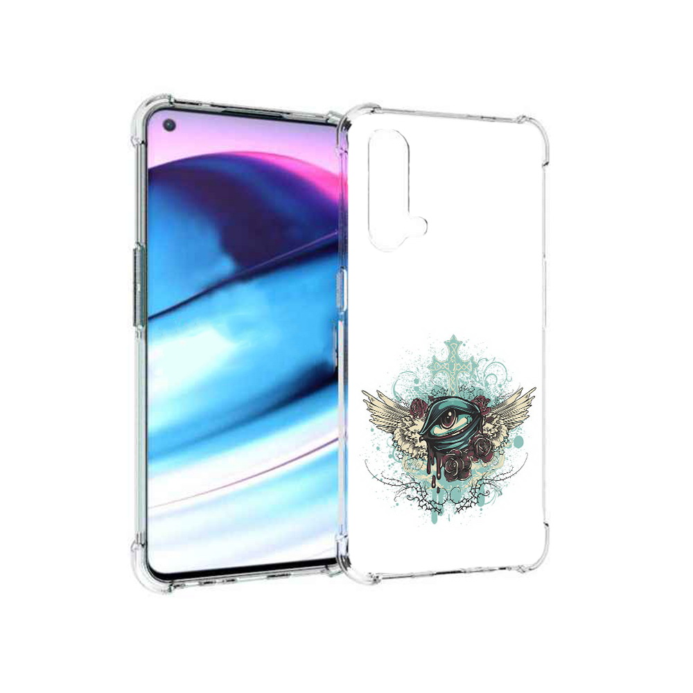 

Чехол MyPads Tocco для OnePlus Nord CE 5G плачущий глаз с крыльями (PT227196.126.544), Tocco